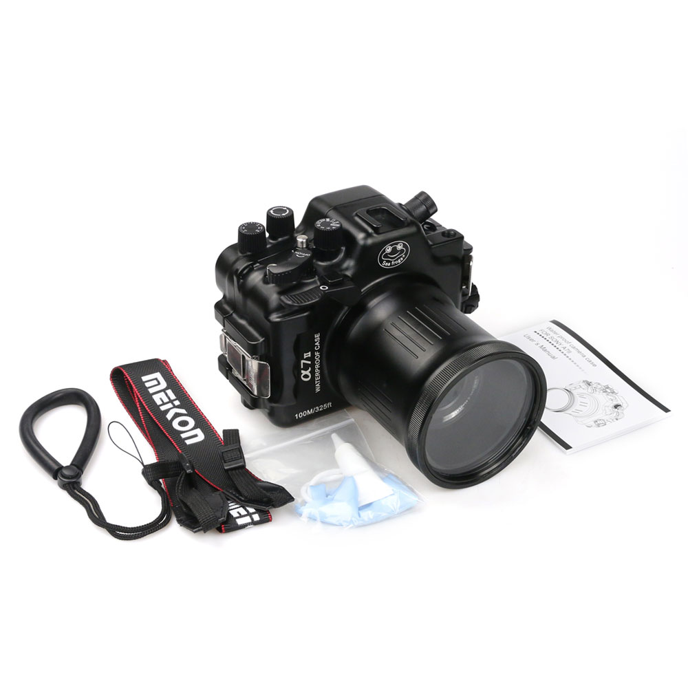 Sony A7 II Aluminum 100m/325ft Seafrogs Underwater Camera Housing
