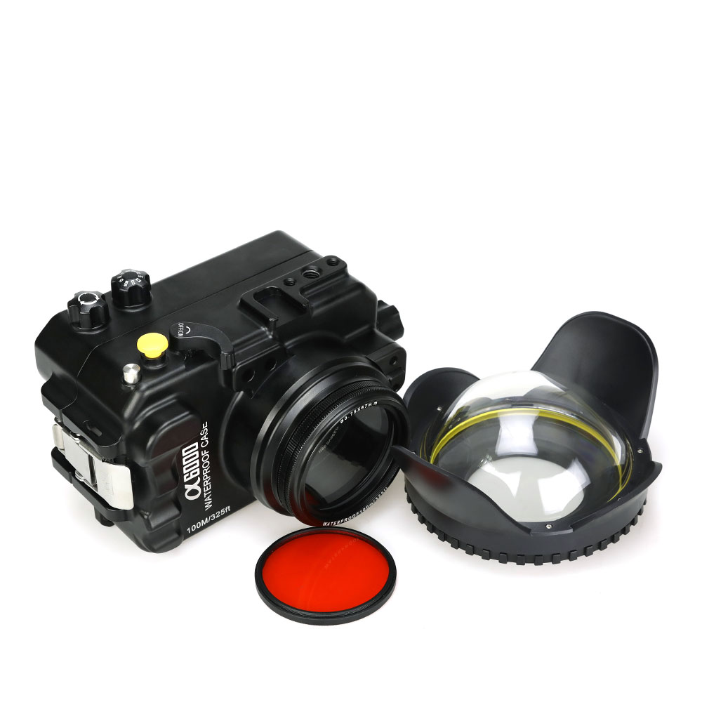 Sony A6000 Aluminum 100m/325ft Seafrogs Underwater Camera Housing
