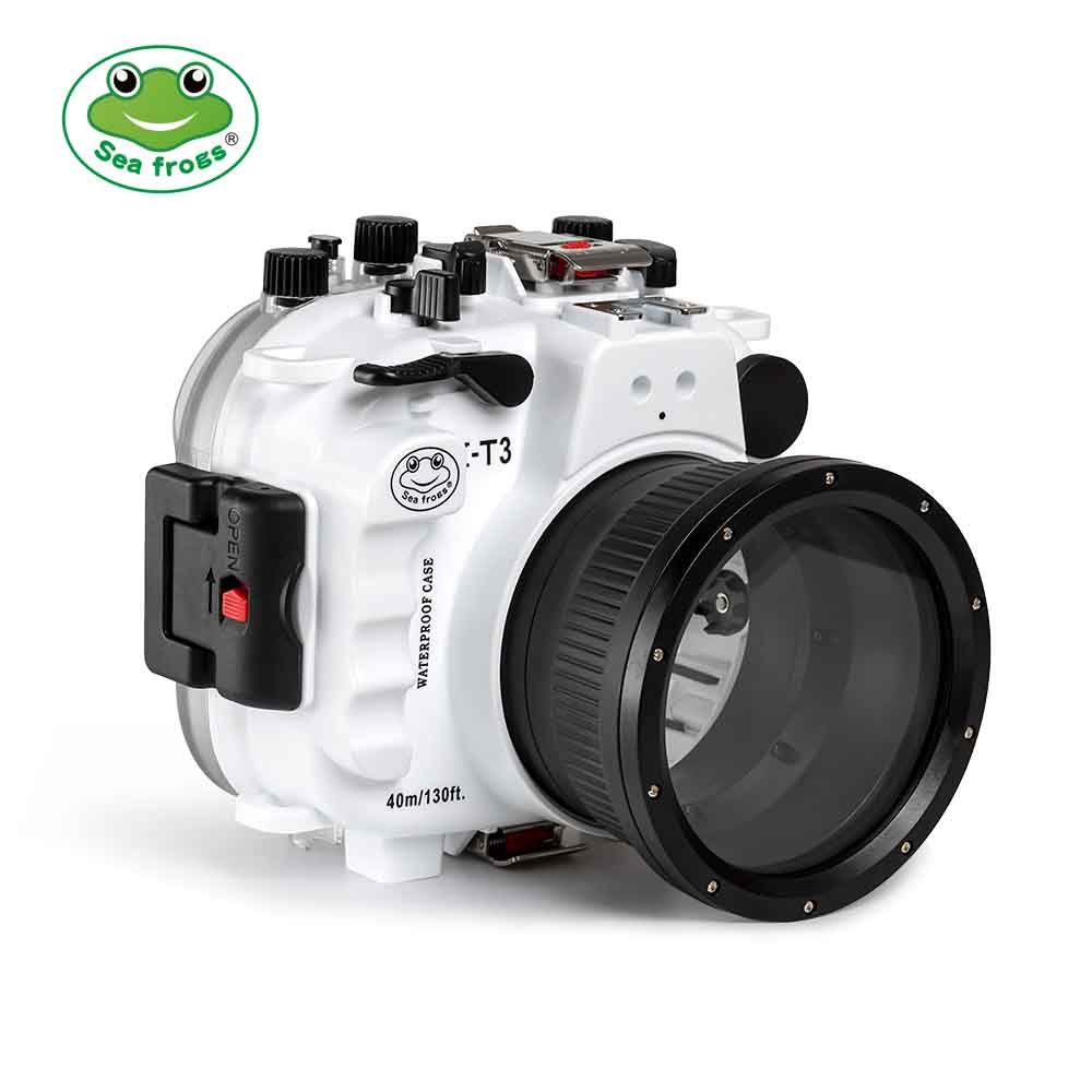 Fujifilm X-T3 40M/130FT Underwater camera housing (White)