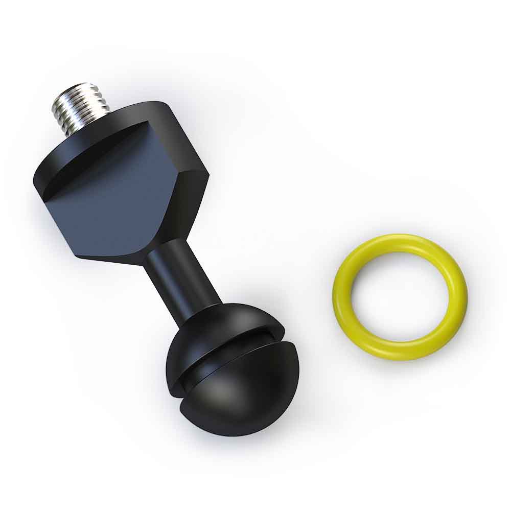 Male 3/8" to 1" Ball Adapter Size: 3"/7.8cm