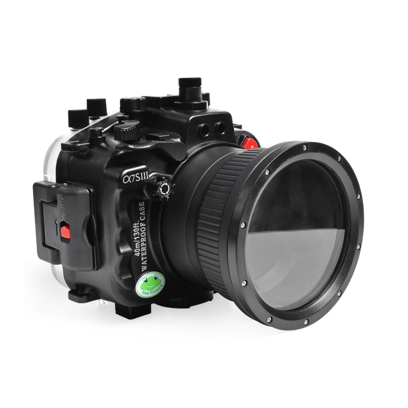 Sea Frogs 40M/130FT Underwater Camera Housing For Sony A7S III With Standard Port (28-70mm)