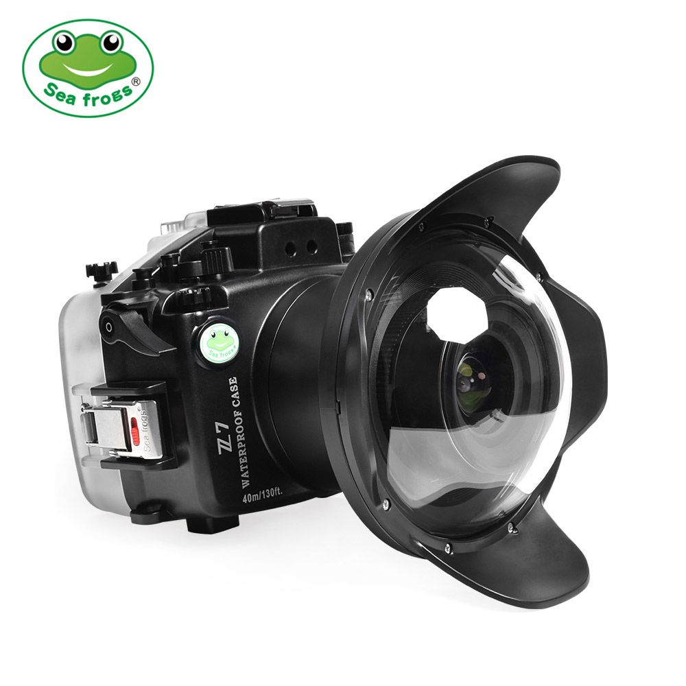 40M/130FT Sea Frogs Underwater Housing For Nikon Z6/Z7 With Dome Port