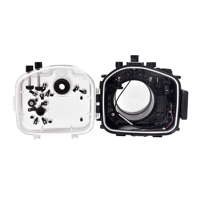 Sea Frogs 40M/130FT Underwater Camera Housing For Sony A7S III With Long Port (90mm)
