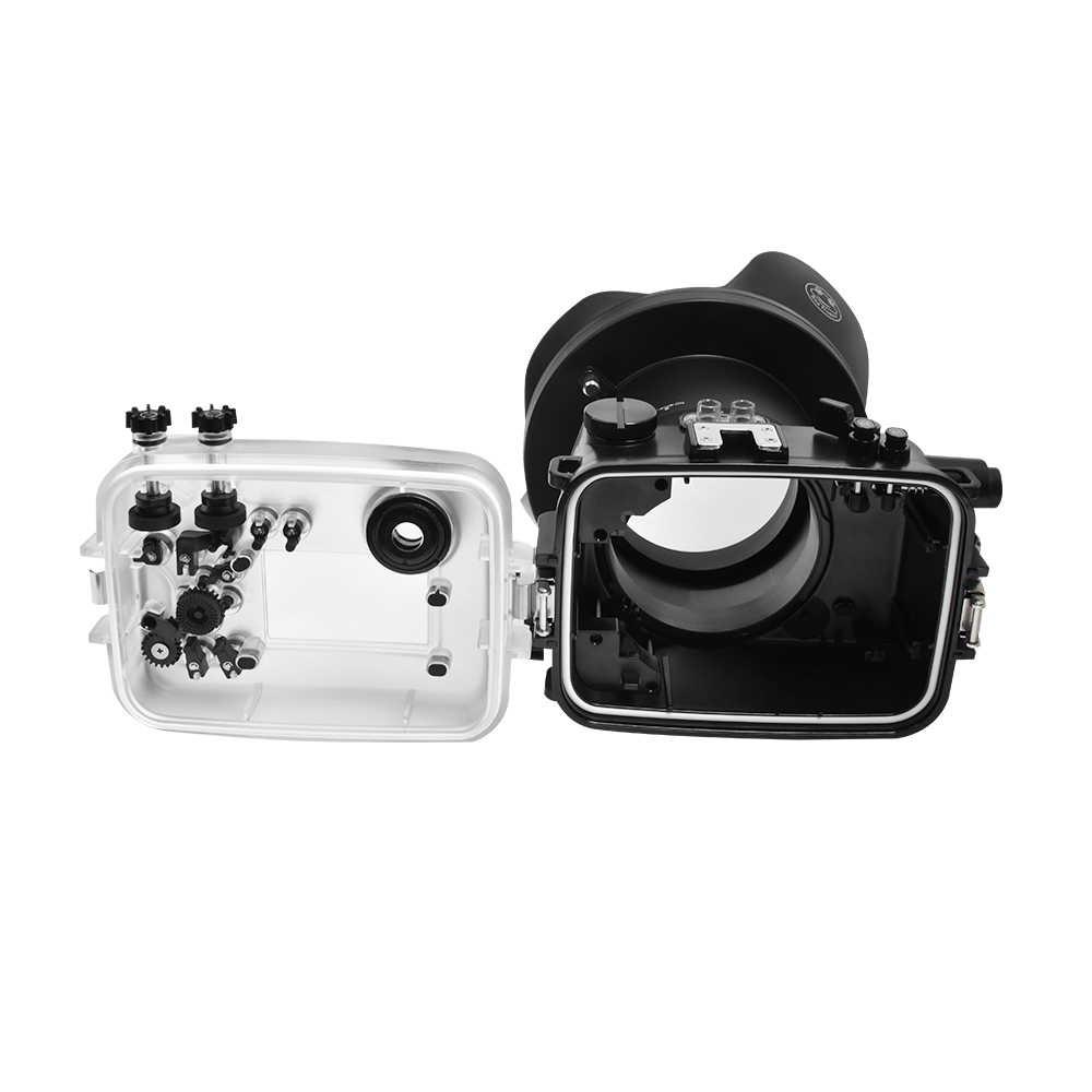 Sea Frogs 40M/130FT Diving Waterproof Case For Sony A6600 With Dome Port (16-35mm)
