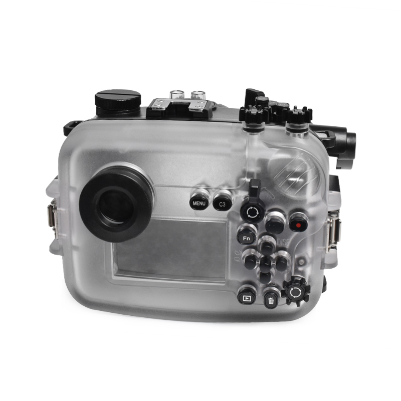 Sea Frogs 40M/130FT Diving Waterproof Case For Sony A6600 With Flat Port (16-50mm)