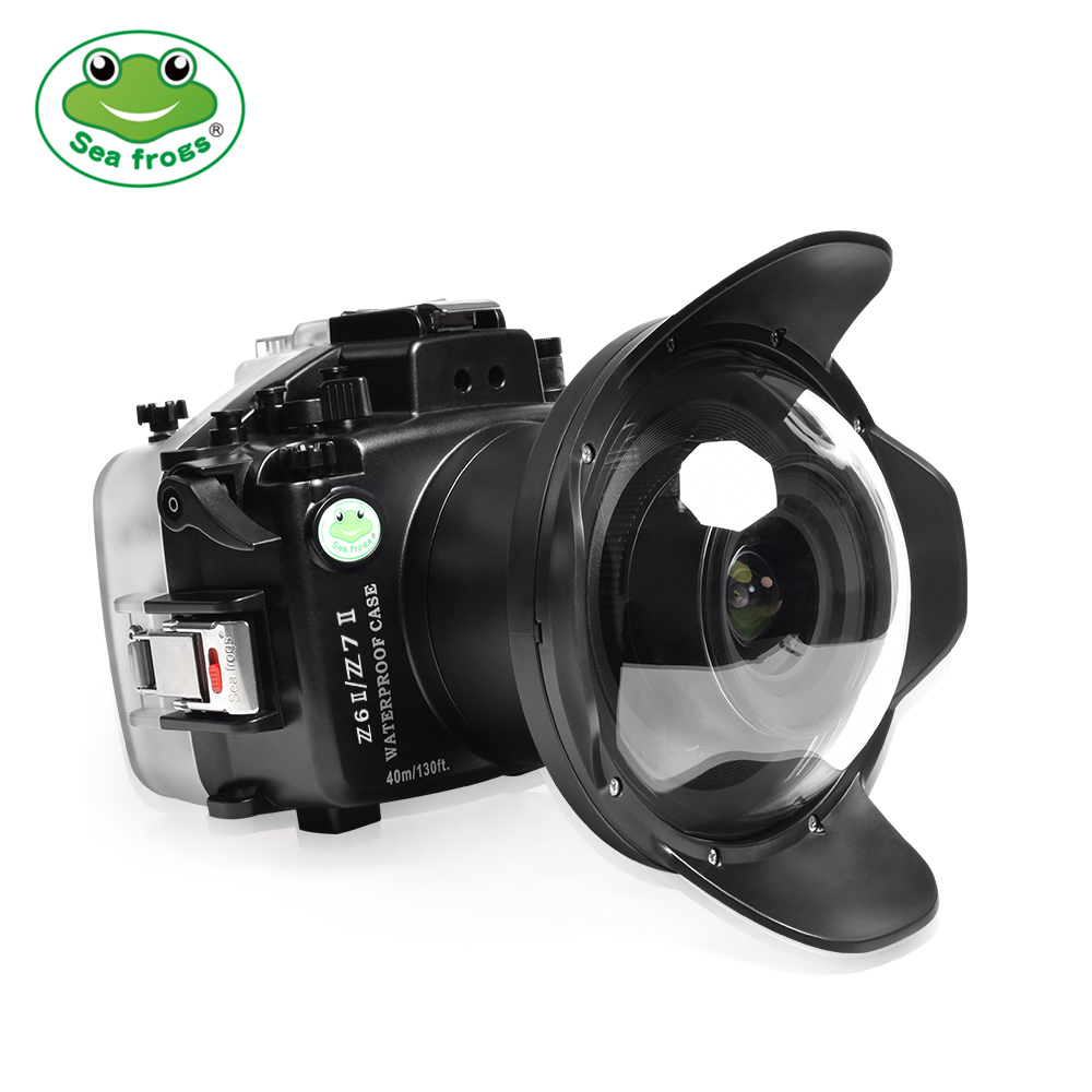 Seafrogs 40M/130FT Underwater Camera Housing For Nikon Z6II/Z7II With Short Dome Port