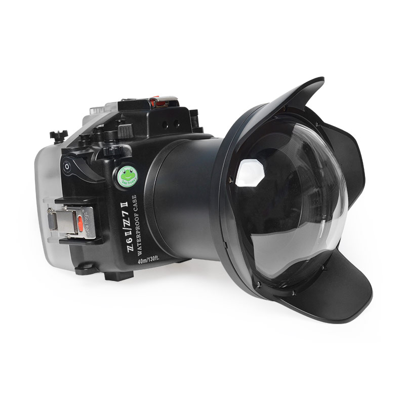 Seafrogs 40M/130FT Underwater Camera Housing For Nikon Z6II/Z7II With Long Dome Port