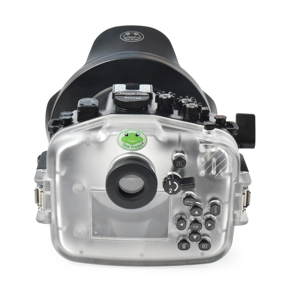 Sea Frogs 40M/130FT Camera Underwater Waterproof Housing For Olympus EM5 III With Dome Port (12-40MM)