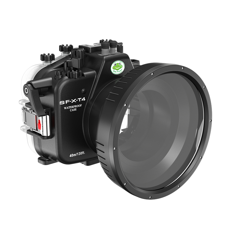 Seafrogs 40m/130ft Underwater Camera Housing For Fujifilm X-T4 with Short Flat Port (16-50mm/18-55mm)