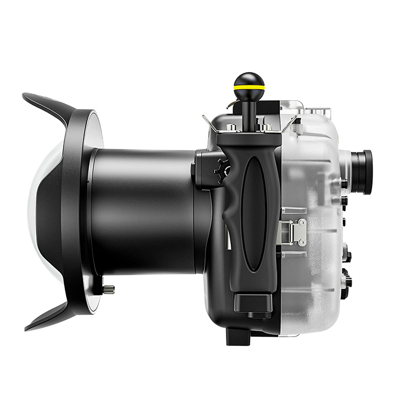 Sea Frogs 40M/130FT Underwater Camera Housing For Canon EOS-R3 With WA005-A Dome Port