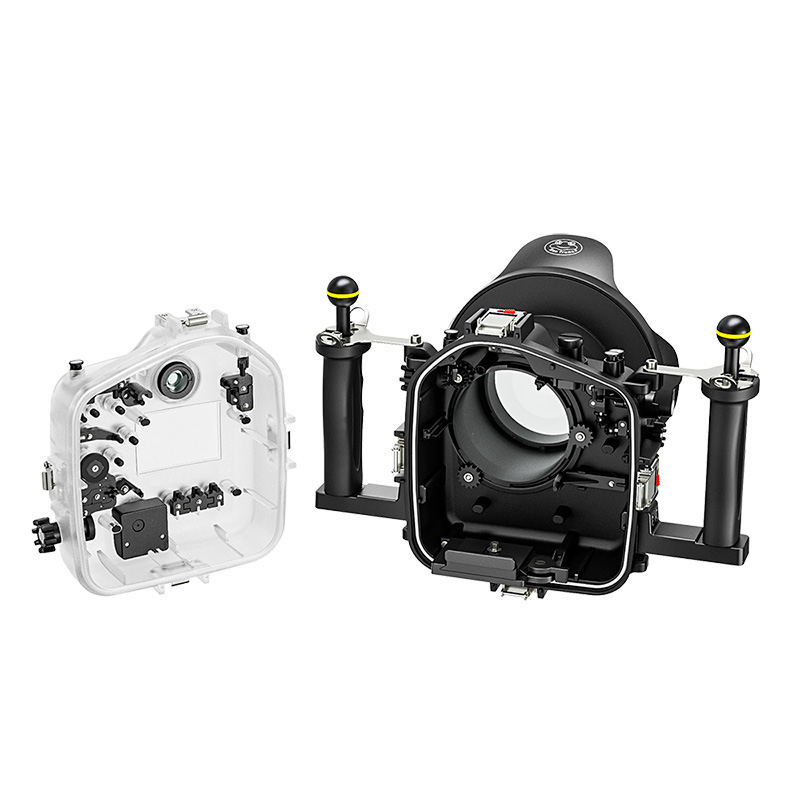 Sea Frogs 40M/130FT Underwater Camera Housing For Canon EOS-R3 With WA005-A Dome Port
