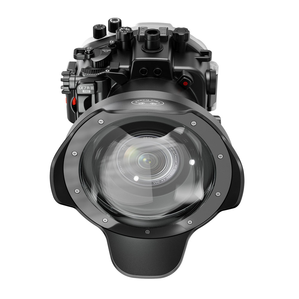 Sea Frogs 40M/130FT Underwater Camera Housing For Sony A7R III PRO With WA005-A Dome Port