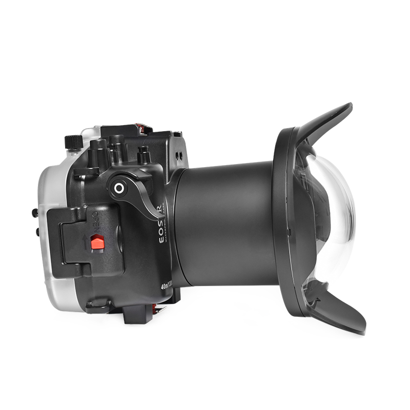 Sea Frogs 40m/130ft Underwater Camera Housing With Dome Port For Canon EOS R