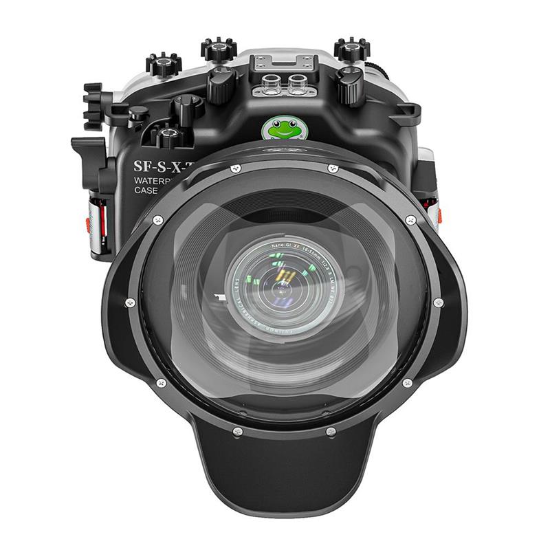 Sea Frogs 40m/130ft Underwater Camera Housing For Fujifilm X-T5 with WA005-B Dome Port
