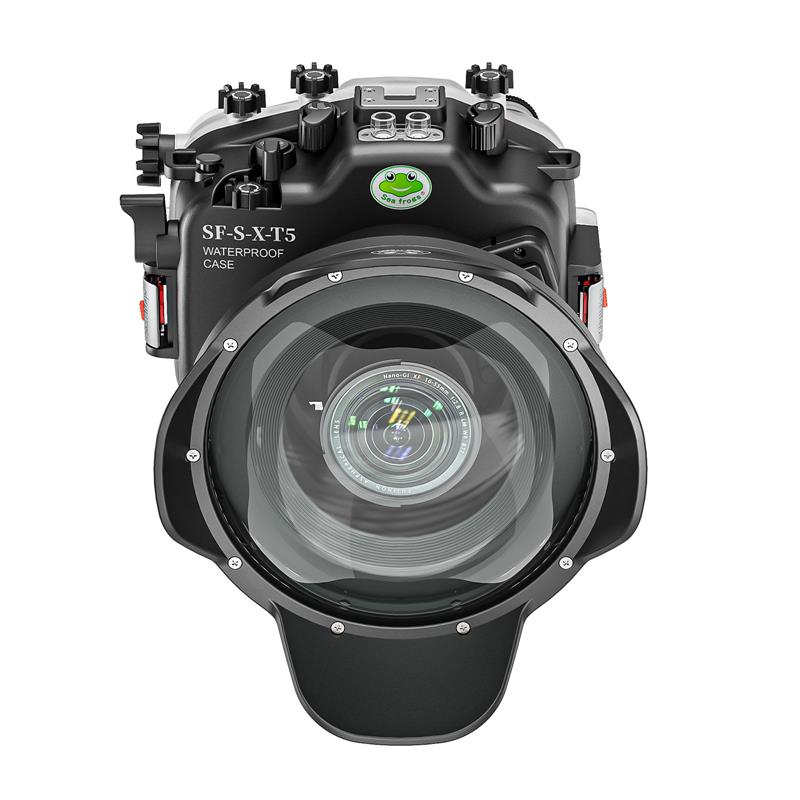Sea Frogs 40m/130ft Underwater Camera Housing For Fujifilm X-T5 with WA005-F Dome Port