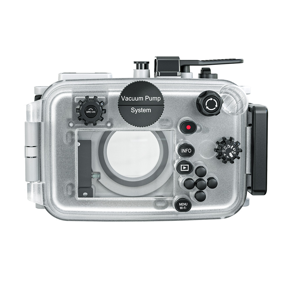 Sea Frogs 60m/195ft Underwater Camera Housing for Olympus TG-7（white）